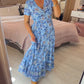 👗 49% DE RÉDUCTION ! 💃 Robe Longue à Col en V Imprimée – Coupe Élégante, Tissu Confortable & Style Polyvalent ✨