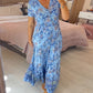 👗 49% DE RÉDUCTION ! 💃 Robe Longue à Col en V Imprimée – Coupe Élégante, Tissu Confortable & Style Polyvalent ✨