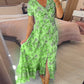 👗 49% DE RÉDUCTION ! 💃 Robe Longue à Col en V Imprimée – Coupe Élégante, Tissu Confortable & Style Polyvalent ✨