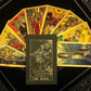 📢50% DE RÉDUCTION✨Jeu de Tarot « Witchy Cauldron » Rose Gold – 80 Cartes Feuille d’Aluminium + Livre Guide Inclus⚡