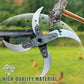 🔪 Lame de coupe 4 lames pour déchiqueteuse d’herbe – Diamètre ajustable (25-26 cm), acier anti-rouille, installation universelle ! 🌿🚜
