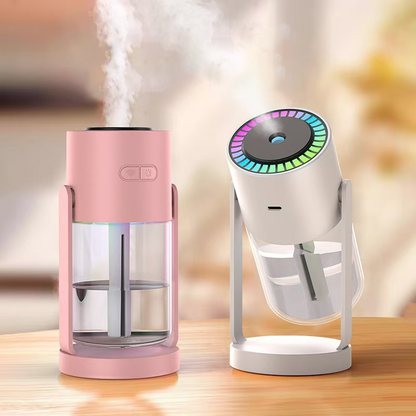 Humidificateur et veilleuse projecteur d'étoiles 2 en 1