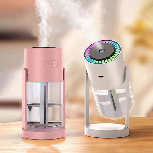 Humidificateur et veilleuse projecteur d'étoiles 2 en 1