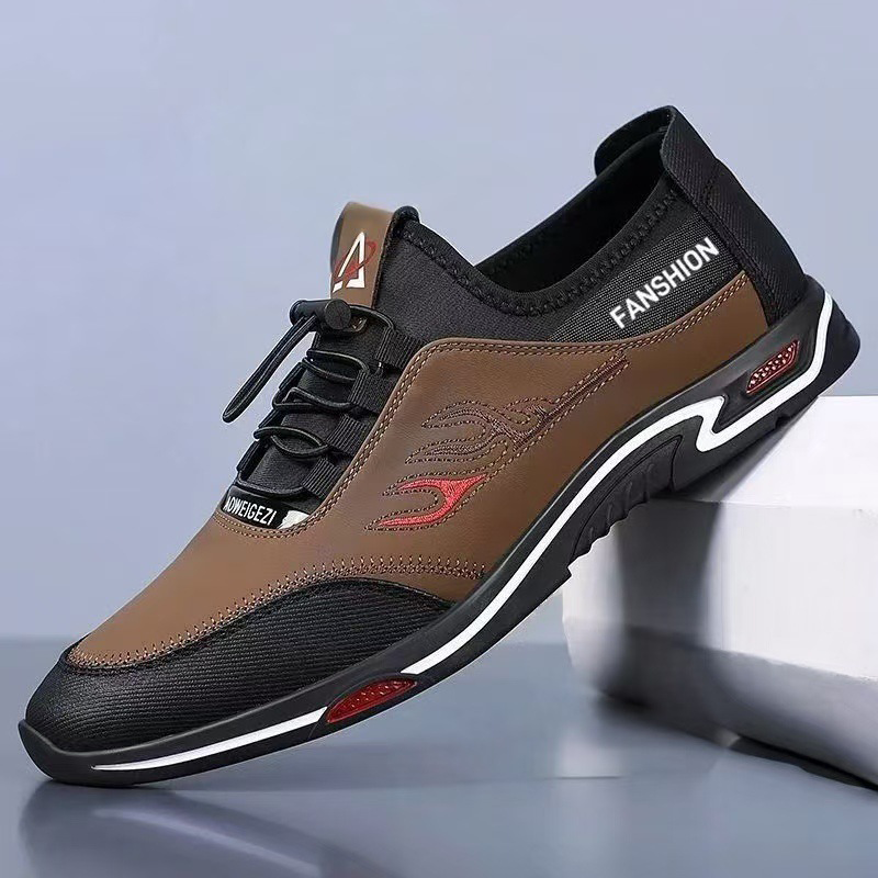 🚶58% DE RÉDUCTION ! Chaussures à enfiler souples et légères pour hommes – Semelle antidérapante, style décontracté 🕶️✨【Offre Limitée】