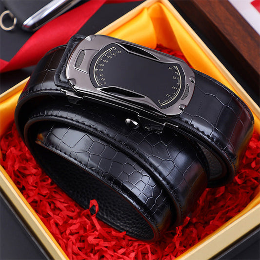 Boucle automatique pour homme avec motif crocodile