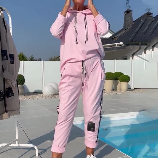 🎁 Hot Sale 63% OFF 🔥Ensemble décontracté 2 pièces à capuche et pantalon de jogging pour femmes