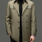 🔥 53% KORTING ! ✨ Mannen Lange Trenchcoat - Afneembare Voering, Winddicht en Waterafstotend, Klassiek en Praktisch 🧥🌂