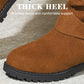Bottes à genoux froissées pour femmes avec sangles à boucles
