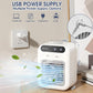 ❄️ 50% DE RÉDUCTION! 💧 Mini Climatiseur Portable – Refroidisseur & Humidificateur 3-en-1, Idéal pour la Maison, le Bureau & le Camping 🏕️