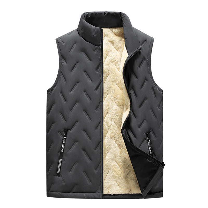 💖Offre spéciale Noël !❄️Gilet Sans Manches Unisexe🧥Doublure Polaire Chaude et Coupe Moderne, Idéal pour la Superposition Hivernale📦