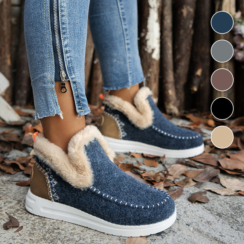 👢 50% DE RÉDUCTION ! ❄️ Bottes de Neige Femmes à Doublure Polaire - Semelle Antidérapante et Isolation Chaude pour Temps Glacial 🧊📦