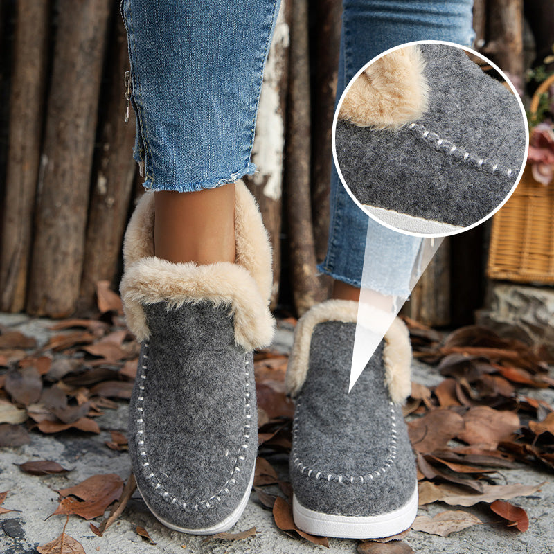 👢 50% DE RÉDUCTION ! ❄️ Bottes de Neige Femmes à Doublure Polaire - Semelle Antidérapante et Isolation Chaude pour Temps Glacial 🧊📦