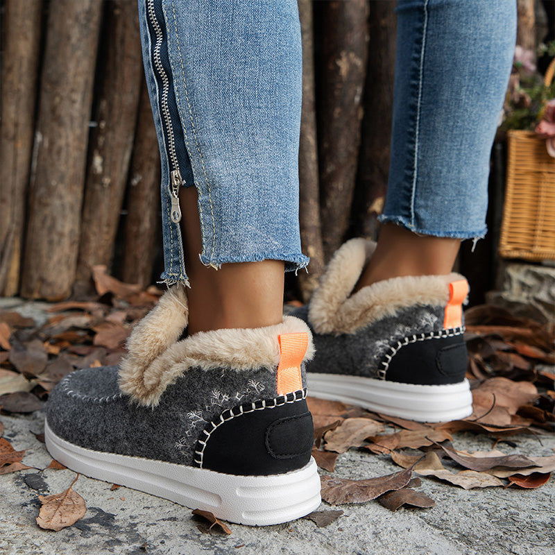 👢 50% DE RÉDUCTION ! ❄️ Bottes de Neige Femmes à Doublure Polaire - Semelle Antidérapante et Isolation Chaude pour Temps Glacial 🧊📦