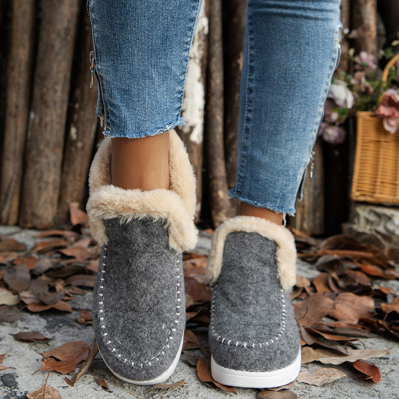 👢 50% DE RÉDUCTION ! ❄️ Bottes de Neige Femmes à Doublure Polaire - Semelle Antidérapante et Isolation Chaude pour Temps Glacial 🧊📦