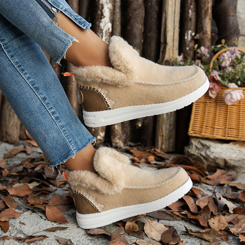 👢 50% DE RÉDUCTION ! ❄️ Bottes de Neige Femmes à Doublure Polaire - Semelle Antidérapante et Isolation Chaude pour Temps Glacial 🧊📦