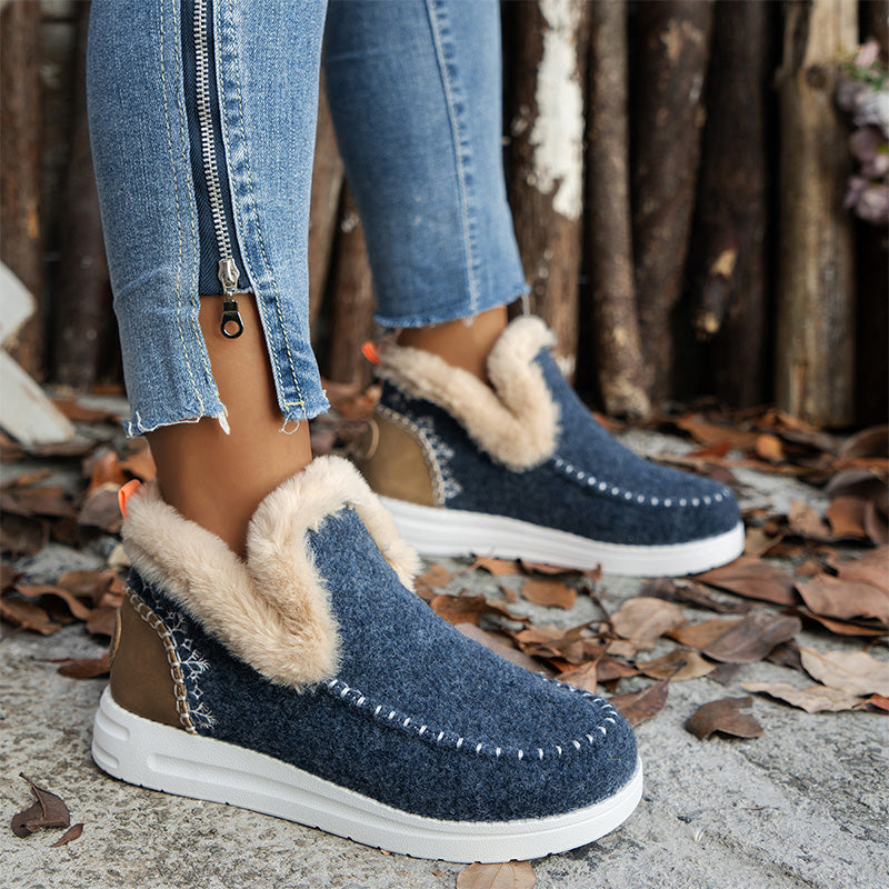 👢 50% DE RÉDUCTION ! ❄️ Bottes de Neige Femmes à Doublure Polaire - Semelle Antidérapante et Isolation Chaude pour Temps Glacial 🧊📦