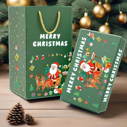 🎅Boîte cadeau de Noël pliable et rebondissante unique🎄