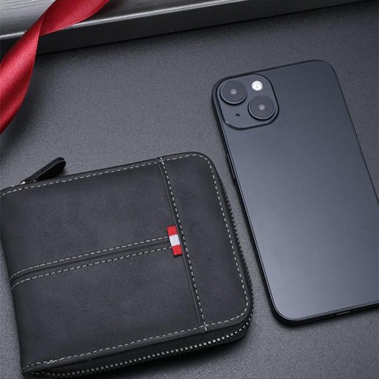 👛 PROMO LIMITÉE 50% DE RÉDUCTION ! ✨ Portefeuille Carré Vintage Décontracté pour Homme – Design Rétro, Grande Capacité, Léger 🎩