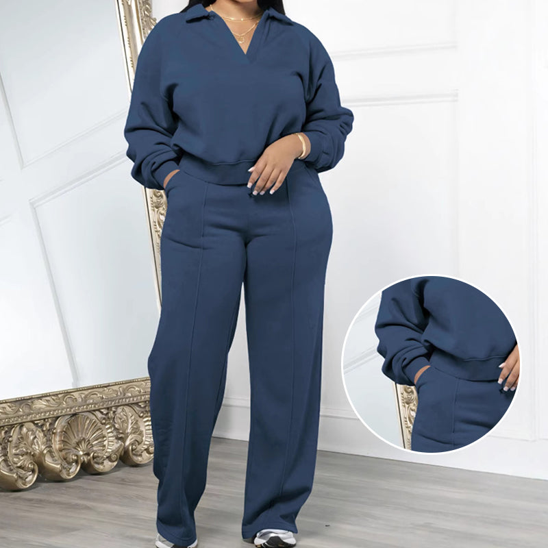 👕 50% DE RÉDUCTION ! 🏠 Sweat à capuche & pantalon d'intérieur – Coupe confortable, Tissu doux & Parfait pour se détendre 🛋️