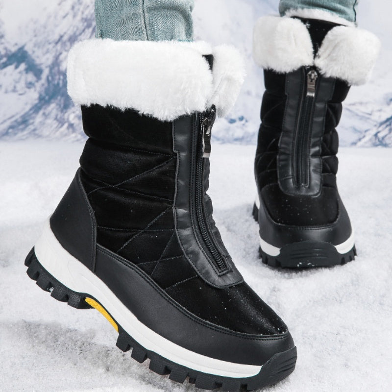 🔥DERNIER JOUR DE SOLDES 50 % DE RÉDUCTION🔥 Bottes de neige chaudes antidérapantes à fermeture éclair pour femmes