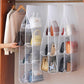 🔥 50% DE RÉDUCTION ! Organisateur de Sac Suspendu – 6/8 Poches Transparentes Anti-Poussière, Gain de Place & Design Double Face