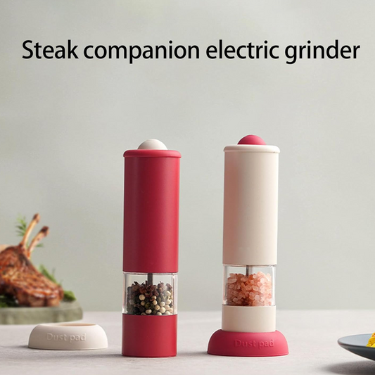 ⚡Offres spéciales Black Friday🧂Ensemble de moulins à sel et à poivre électriques rechargeables par USB - ✨Grain réglable et utilisation d'une seule main !