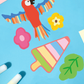 🎄50 % de réduction pour Noël🚀Kit de 35 pièces Rainbow Scratch Art pour enfants