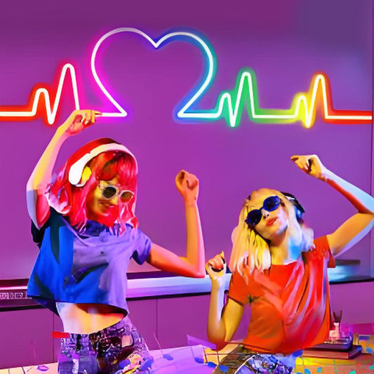 🌟50 % DE RÉDUCTION🎄Guirlandes lumineuses LED RGB flexibles avec télécommande intelligente et contrôle musical🎵
