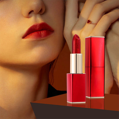 🔥Promotion éclair de Noël⚡ Rouge à lèvres hydratant pailleté qui change de couleur