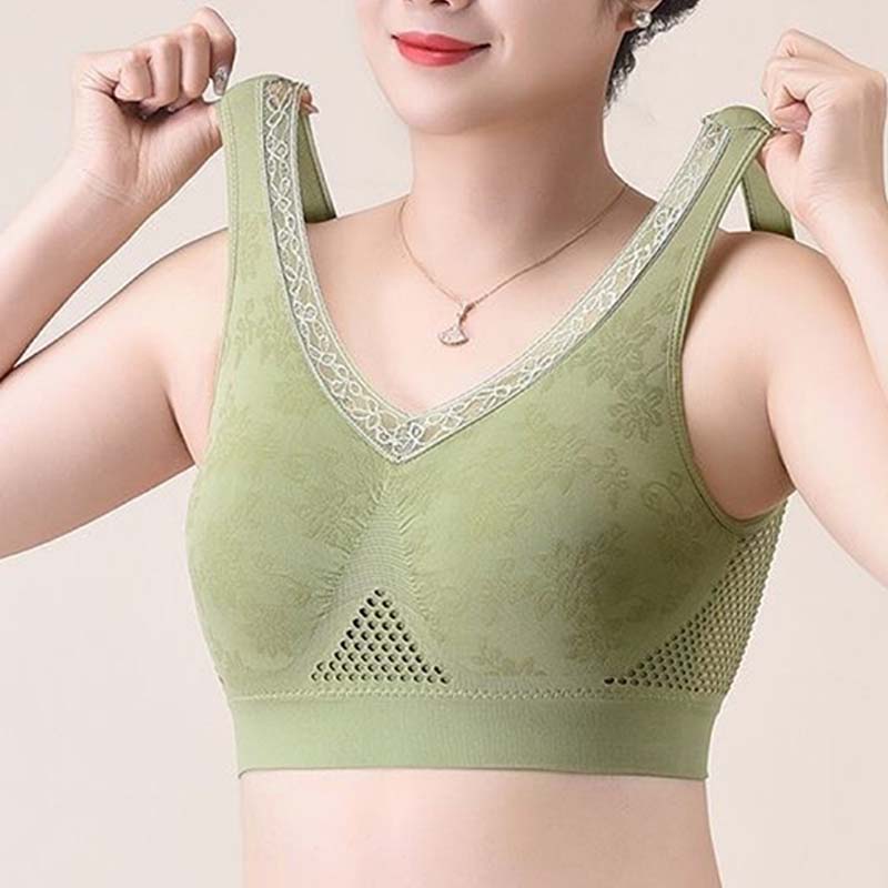 ⏳Spécial à durée limitée⏰Soutien-gorge sans armatures en dentelle à maintien élevé pour femme👙