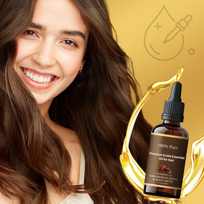 Huile essentielle de qualité supérieure pour les cheveux