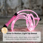 🏅Corde à sauter lumineuse LED pour enfants – 3 modes d’éclairage, longueur réglable & poignées antidérapantes 👧