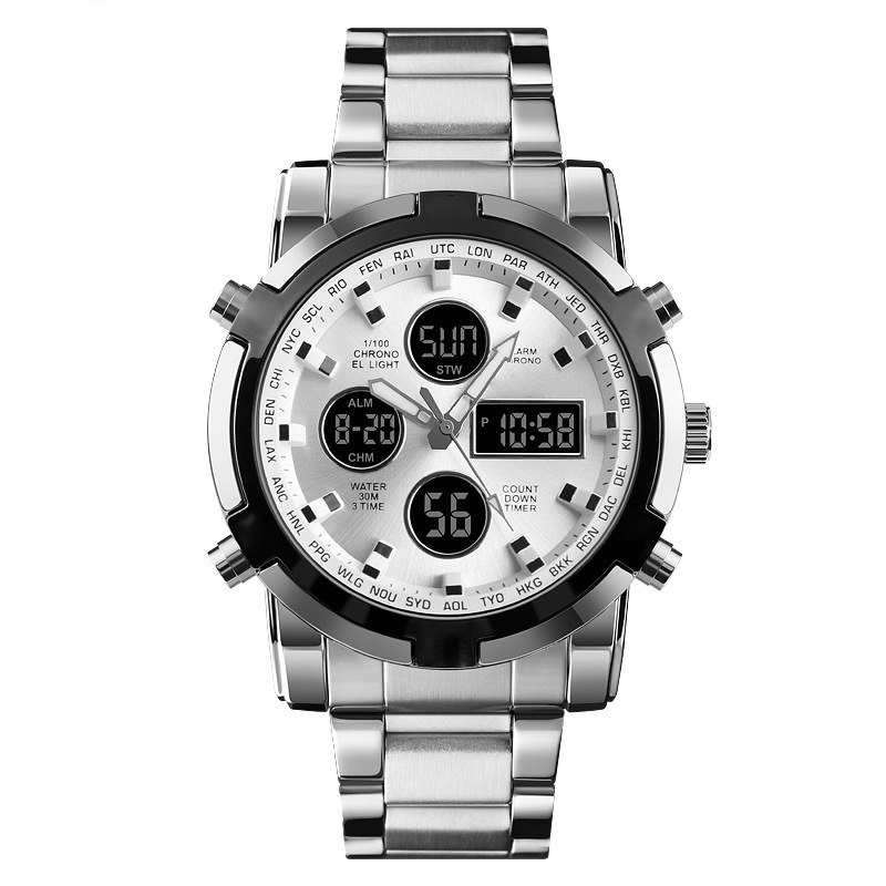 🎉 2026 Sale — Over 27300 Sold!💞 Men‘s Military Analog‑Digital Watch‑Waterproof 🛡️