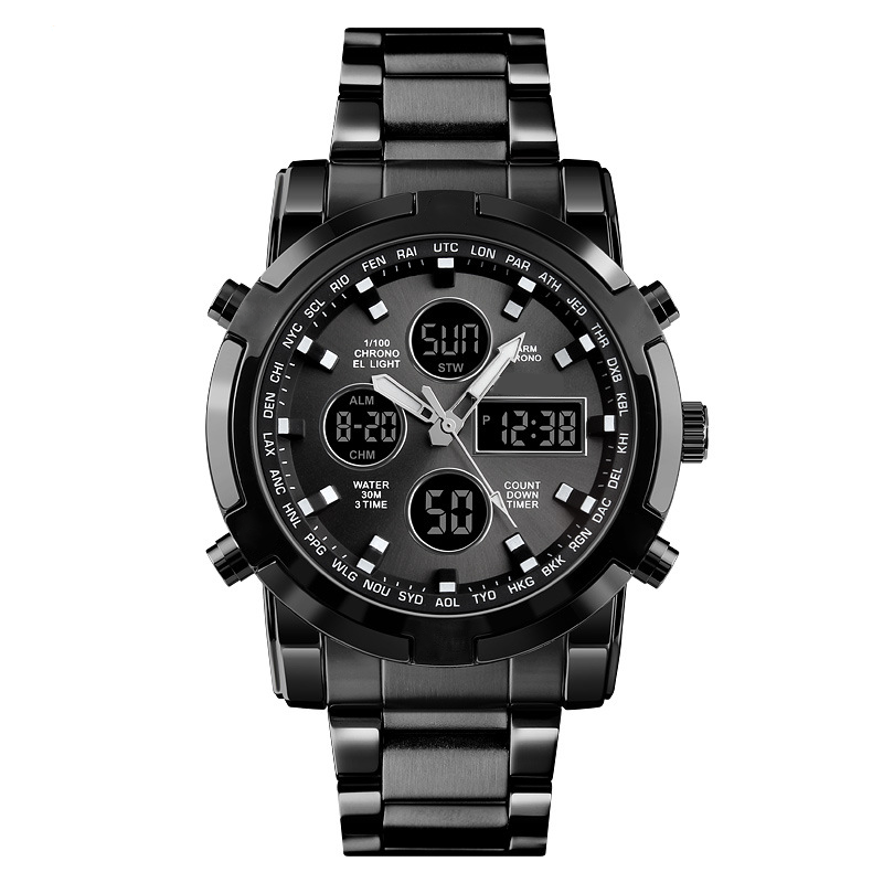 🎉 2026 Sale — Over 27300 Sold!💞 Men‘s Military Analog‑Digital Watch‑Waterproof 🛡️