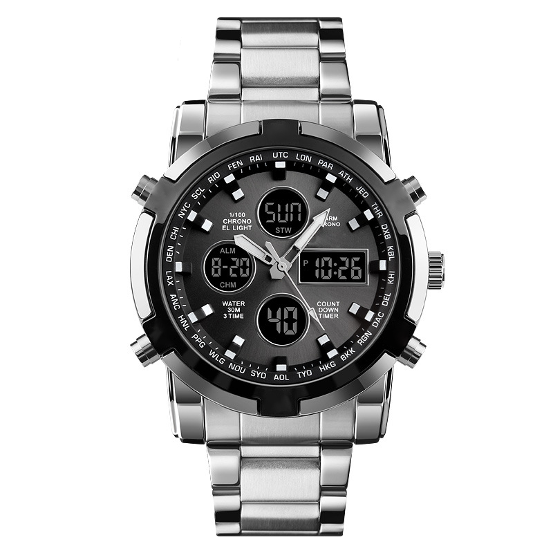 🎉 2026 Sale — Over 27300 Sold!💞 Men‘s Military Analog‑Digital Watch‑Waterproof 🛡️
