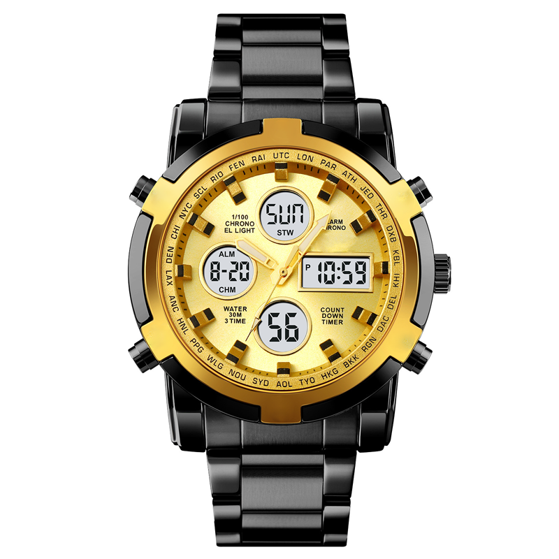 🎉 2026 Sale — Over 27300 Sold!💞 Men‘s Military Analog‑Digital Watch‑Waterproof 🛡️