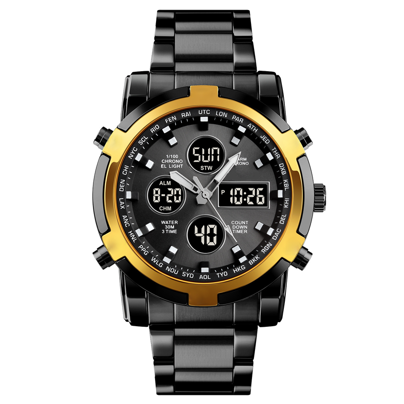 🎉 2026 Sale — Over 27300 Sold!💞 Men‘s Military Analog‑Digital Watch‑Waterproof 🛡️