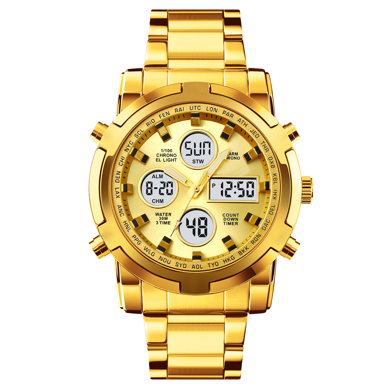 🎉 2026 Sale — Over 27300 Sold!💞 Men‘s Military Analog‑Digital Watch‑Waterproof 🛡️