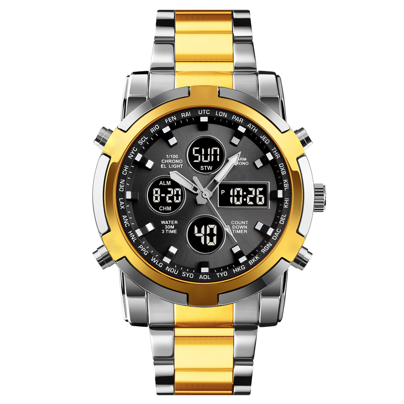 🎉 2026 Sale — Over 27300 Sold!💞 Men‘s Military Analog‑Digital Watch‑Waterproof 🛡️