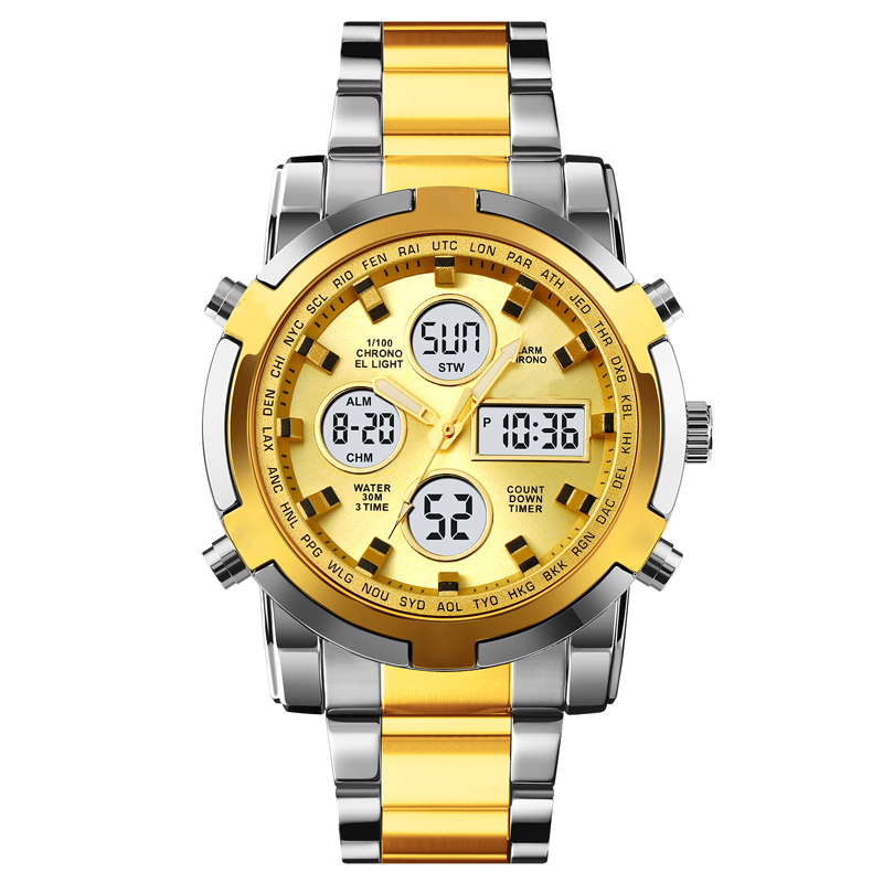 🎉 2026 Sale — Over 27300 Sold!💞 Men‘s Military Analog‑Digital Watch‑Waterproof 🛡️