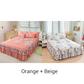 📢📢50 % de réduction !! ⏰Ensemble de jupe de lit à volants 3 pièces🛏️