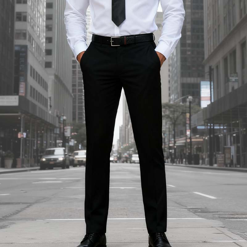 👖 50% de Réduction! 🤵 Pantalon de Costume Classique pour Homme – Léger, Extensible & Confort Toute la Journée ✨