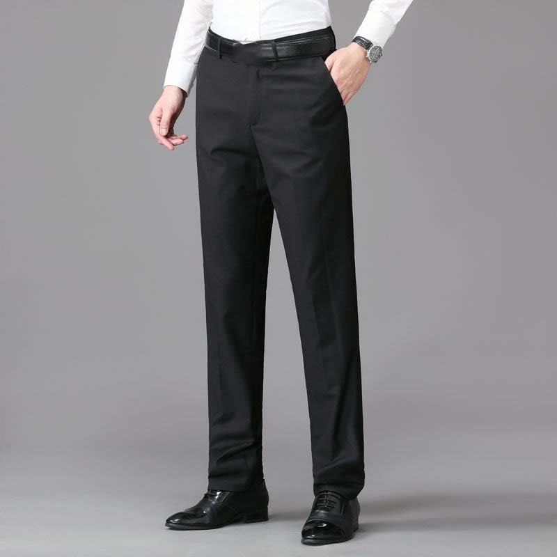 👖 50% de Réduction! 🤵 Pantalon de Costume Classique pour Homme – Léger, Extensible & Confort Toute la Journée ✨