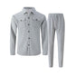 🔥⏰👕👖 PROMO -50% ! Ensemble Homme Veste + Pantalon en Maille Waffle – Coupe Ample, Respirant & Style Casual (6 Couleurs, S-3XL)