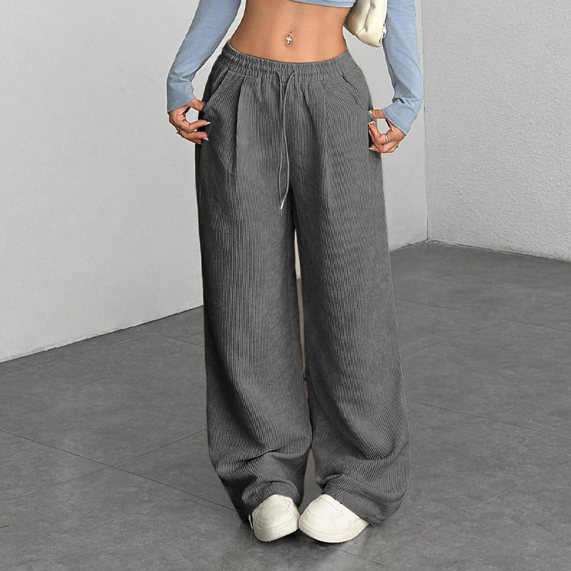 💎 -50% SUR LE PANTALON CORDUROY ! 💎 Taille Haute, Coupe Large & Anti-Froisse