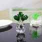 💐60 % DE RÉDUCTION ! ✨ Figurine de fleur rose cristal avec vase – Décoration élégante, faite main et idée cadeau parfaite 🎁