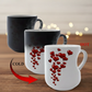 ☕💖✨ PROMO -50% ! Mug Cœur Change-Couleur – Magie Thermique, Poignée Cœur & Lavable Micro-Ondes (Noir)