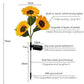 🌻50 % RABATT! ☀️ Wasserdichte Sonnenblumen-Solarleuchten – Realistische Blütenblätter, Schutzart IP65 und automatische Einschaltung nach 8 bis 12 Stunden ☀️🌻