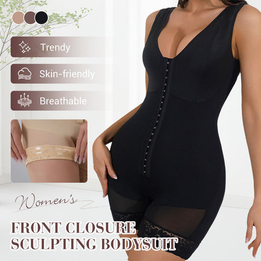 📢📢50 % DE RÉDUCTION !!⏰ Body sculptant avec fermeture à l'avant – Coupe parfaite pour les femmes 👚