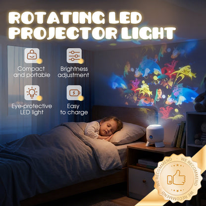 🎨50 % de réduction🌈Projecteur LED rotatif à effet dynamique